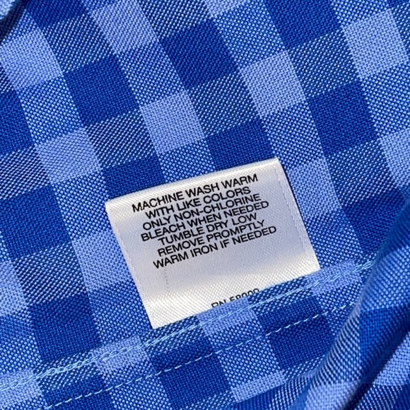 CRÉMIEUX Classics Cotton Long Sleeve Button Down Shirt Size Large NWT - Picture 15 of 16